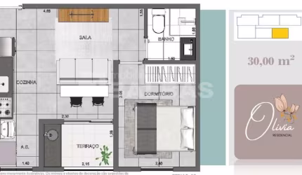 APARTAMENTO TATUAPÉ - NOVO - 30 m²