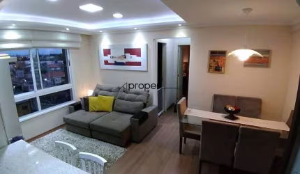 Ótimo apartamento semi-mobiliado com 2 dormitórios à venda, 56 m² por R$ 320.000