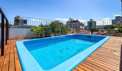 Cobertura com 3 quartos à venda na Rua Mucio Teixeira, 585, Menino Deus, Porto Alegre, 206 m2 por R$ 1.100.000