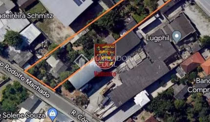 Terreno à venda na Rua Cônego Rodolfo Machado, 1587, Rio Caveiras, Biguaçu, 2698 m2 por R$ 3.500.000
