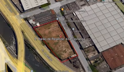 Terreno Comercial à Venda em São Paulo-SP, Bairro Ipiranga - 3.300,00m² de Área