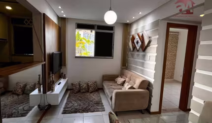 Apartamento com 2 dormitórios, 42 m² - venda por R$ 170.000,00 ou aluguel por R$ 1.700,00/mês - Quintas do Picuaia - Lauro de Freitas/BA