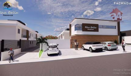 Apartamento com 2 dormitórios à venda, 66 m² por R$ 400.000,00 - Pitangueiras - Lauro de Freitas/BA