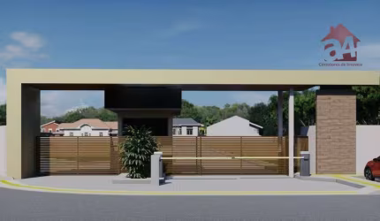 Condomínio fechado de lotes com 150 m², venha construir à casa dos seus sonhos!
