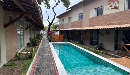 Apartamento Duplex com 1 dormitório à venda, 40 m² por R$ 360.000,00 - Imbassai - Mata de São João/BA