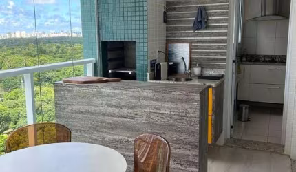 Apartamento com 3 dormitórios para alugar, 116 m² por R$ 8.716,67/mês - Patamares - Salvador/BA