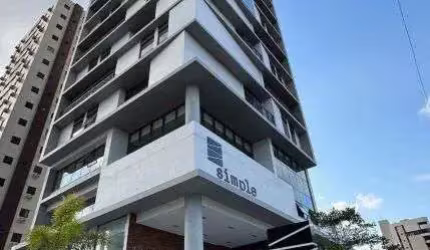 Falt novo, com 25m², no 22° andar, posição nascente para LOCAÇÃO em Manaíra.