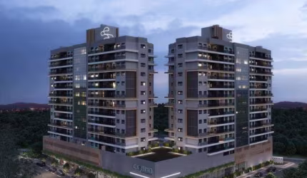Apartamento para Venda Studio com 36,82 m² no Bairro Roçado com entrega para março de 2025. SÃO JOSÉ