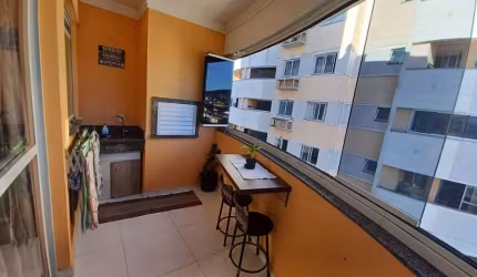 Apartamento para Venda Apartamento com 2 dormitórios ( suíte), Sacada/churrasqueira e garagem no bairro Ipiranga. SÃO JOSÉ