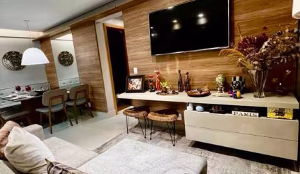 Lindo apto de dois qtos, suite, duas vagas e lazer no Liberdade