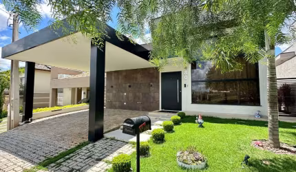 Casa à venda no Condomínio Terras de Atibaia I em Atibaia. Com 3 quartos