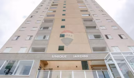 Apartamento à venda no Edifício Unique Jardini, 1 quarto com banheiro, ampla varanda, 1 vaga coberta, 40 m², por R$257.000, Vila Jardini, Sorocaba/SP.