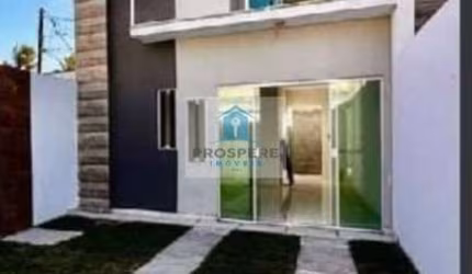 Casa duplex em IPITANGA, , 3 quartos sendo 2 suítes,  varanda, 3 banheiros, área de serviço com quarto de serviço, área externa e 2 vagas de estacionamento