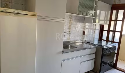 Apartamento de 1 dormitório mobiliado, sala, cozinha mobiliada