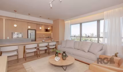 Apto de 1 dormitório com 60m² pronto para morar com 2 vagas e vista panorâmica