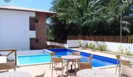 Casa de condomínio em uma praia linda para venda com 3 quartos em Imbassaí