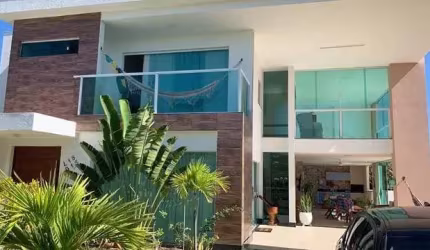 Casa de condomínio para venda possui 410m² com 6 suítes - Guarajuba - Camaçari - BA