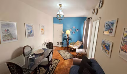 Apartamento com 2 dormitórios à venda, 75 m² por R$ 490.000 - Boqueirão,Santos!