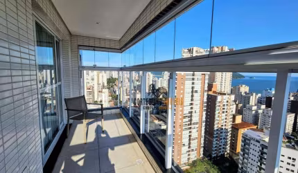 Apartamento com 1 dormitório para alugar, 55 m² por R$ 5.500,02/mês - Embaré - Santos/SP