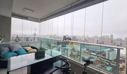 Apartamento com 3 dormitórios à venda, 88 m² por R$ 1.300.000,00 - Campo Grande - Santos/SP