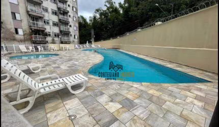 Apartamento com 2 dormitórios à venda, 55 m² por R$ 285.000,00 - Morro de Nova Cintra - Santos/SP