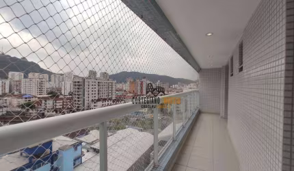 POMPÉIA, SANTOS - LINDO APARTAMENTO 2 DORMITÓRIOS - LAZER COMPLETO NA COBERTURA - 2 VAGAS DEMARCADAS !