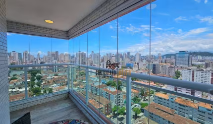 Lindo Apartamento com 3 dormitórios/Suíte à venda, 96 m² por R$ 1.290.000 - Boqueirão - Santos