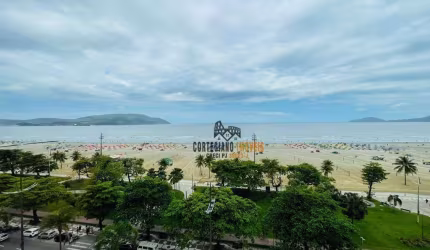 Lindo Apartamento Frente ao Mar  À Venda, Na Praia do Gonzaga, Santos !
