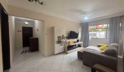 Apartamento com 2 dormitórios para alugar, 80 m² por R$ 4.000,02/mês - Campo Grande - Santos/SP