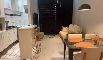 Apartamento Triplex com 2 dormitórios para alugar, 69 m² por R$ 5.800,00/mês - Gonzaga - Santos/SP
