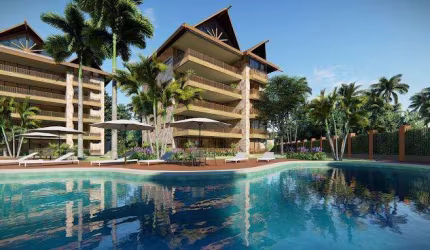 Apartamento para Venda em Aquiraz, Porto das Dunas, 4 dormitórios, 4 suítes, 4 banheiros, 6 vagas