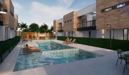 Casa Duplex/Nova para Venda em Caucaia, Centro, 2 dormitórios, 2 suítes, 2 banheiros, 1 vaga
