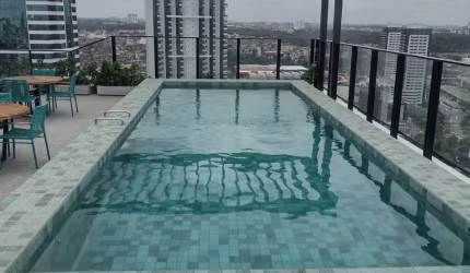 Condomínio Urban - Apartamento de 1 quarto no Caminho das Árvores