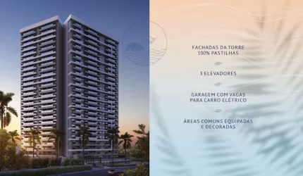 Apartamento à venda de 1 quarto com varanda em Jaguaribe