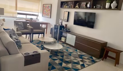 Apartamento 2 suítes mobiliado e decorado para locar no Horto Florestal