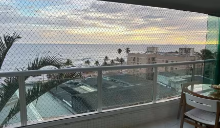 Apartamento com 2 suítes, 2 vagas, vista mar para vender em Ondina