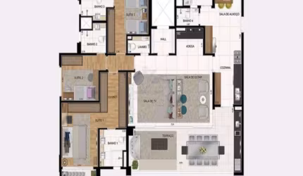 Apartamento para Venda em São Paulo, Jardim das Acácias
