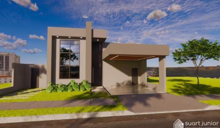 Casa para Venda em Araçatuba, Conjunto Habitacional Etheocle Turrini, 3 dormitórios, 3 suítes, 4 banheiros, 2 vagas