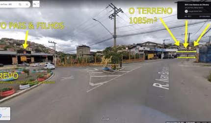Francisco Bernardino - 2 Excelentes Terrenos na Rua Principal - 37m de Frente 1085m²
