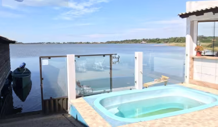 Excelente propriedade de 250 m construído,  lagoa  Tramandaí