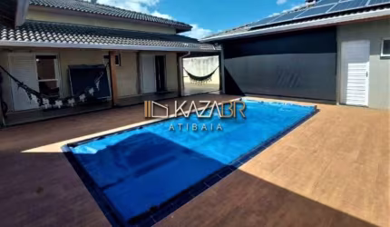 Casa à venda, 4 dorms – 2 suítes. Piscina. 260m2 - R$1.250.000 - Condomínio Jd. Shangri-lá – Atibaia / SP