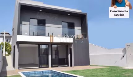Casa à venda, 3 dormitórios, 1 suíte, piscina – 181m2 – $1.390.000 – Terras de Atibaia II – Atibaia / SP