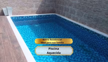 Casa com Piscina Aquecida, 4 dormitórios, 170 m² - venda por R$ 750.000 ou aluguel por R$ 3.500/mês - Nova Cerejeira - Atibaia/SP