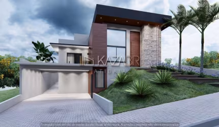 Casa térrea à venda, condomínio fechado, 4 suítes, piscina, 242m² - $1.900.000 – Figueira Garden – Atibaia/SP
