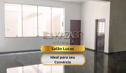 Sala comercial para locação, Al. Lucas, 110m², 2 banheiros - $5.500 – Vila Thais – Atibaia/SP