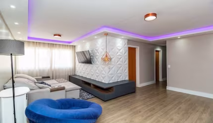 Excelente apartamento mobiliado com 3 quartos!