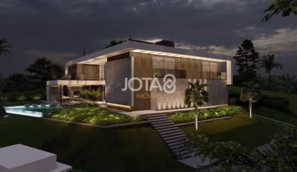 Casa em condomínio com 5 suítes e piscina - J8