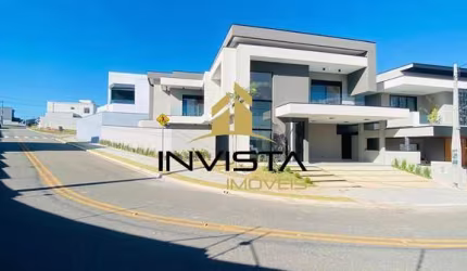 Sobrado de esquina Lindo - Novo - Condomínio Rudá - 4 Suítes - Piscina