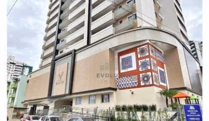 Apartamento com 2 dormitórios para alugar, 95 m² por R$ 4.802,00/mês - Campinas - São José/SC