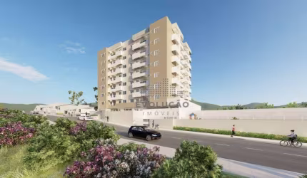 Apartamento com 2 dormitórios à venda, 62 m² por R$ 418.415,00 - Areias - São José/SC
